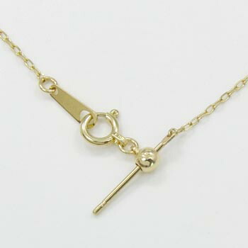 ネックレス　長さ70センチ 小豆チェーン スライドピン　0.28線形　ネックレス（幅0.9mm・長さ70cm）長さ調整・抜き差し可能・引き輪プレート付18金ピンクゴールド/18金ゴールド/18金ホワイトゴールド3種類からお選びいただけます。送料無料の通販は