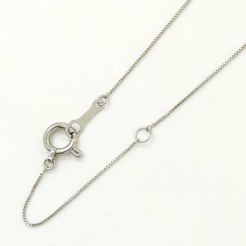 長さ42センチ プラチナ850(Pt850)ベネチェーン ネックレス(幅0.45mm・長さ42cm）送料無料の通販は