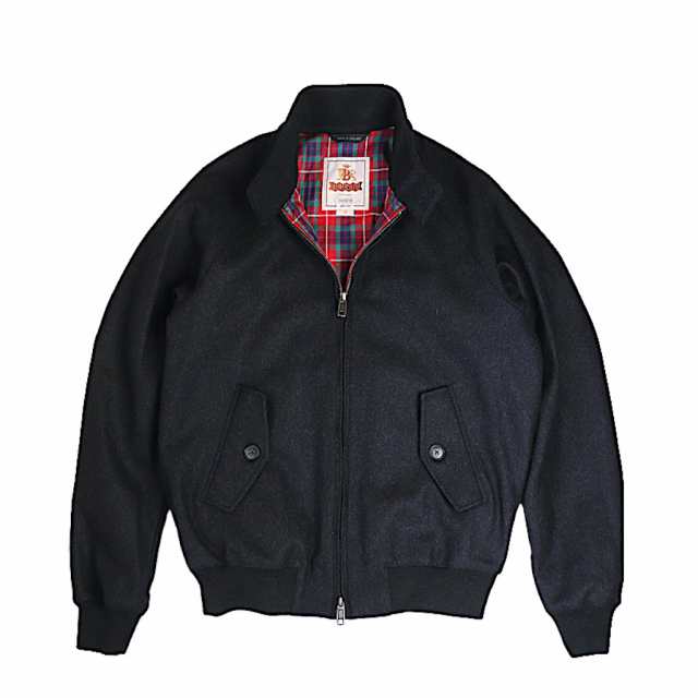 BARACUTA バラクータ アンパデッド G9 メルトン チャコール スイングトップ ハリントン ウール ジャケット 英国製