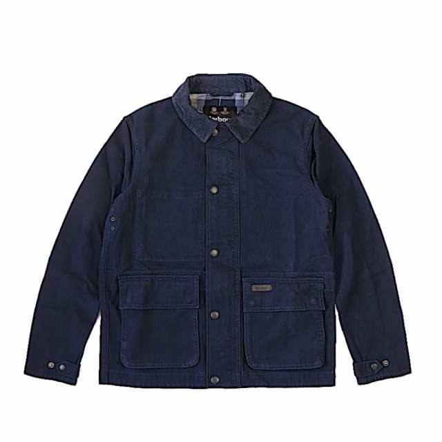 BARBOUR バブアーMCA0822 アイドン カジュアル ジャケット ネイビー コットンキャンバス