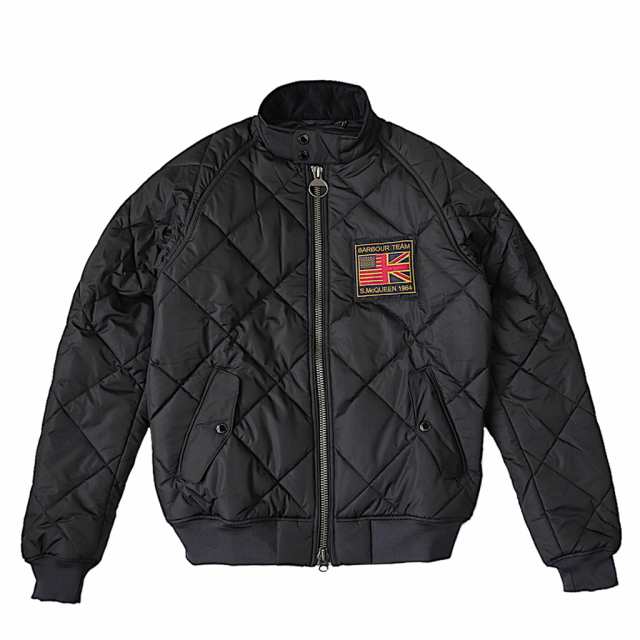 BARBOUR バブアーMQU1326 インターナショナル キルテッド マーチャント ブラック スティーブ・マックイーン コレクション  キルティングジャケット カジュアルジャケット