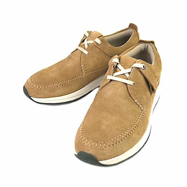 CLARKS クラークス 26168606 COAST LITE WEAVE コースト ライト ウィーブ ダークサンドスエード レザースニーカー USA ライン