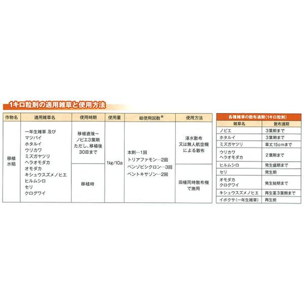 水稲用除草剤　イザナギ1キロ粒剤　4kg×4袋セット_1