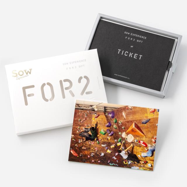 体験ギフト『FOR2ギフト（YELLOW）』体験型チケット ペアチケット 記念日 退職祝い 誕生日 カタログギフト【ソウエクスペリエンス】【SOW EXPERIENCE】【送料無料】_1
