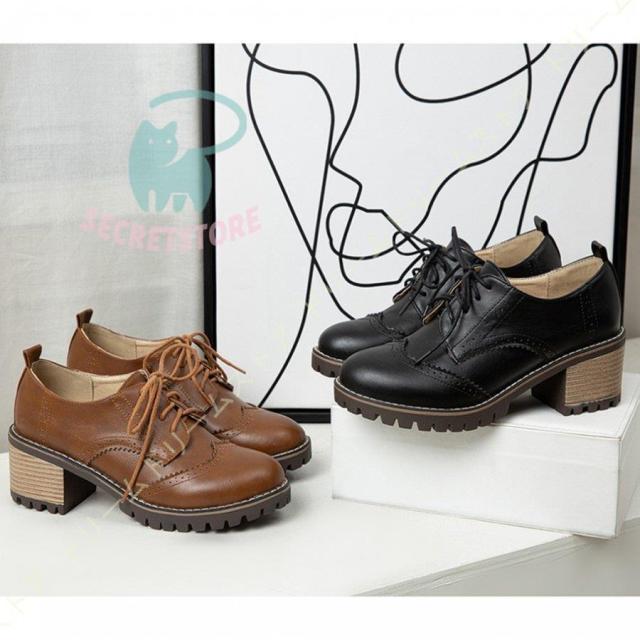 ブーティ おじ靴 レディース ブーティー オックスフォード ウィングチップ パンプス 痛くない マニッシュシューズ ショートブーツ 靴 太ヒール レースアップ