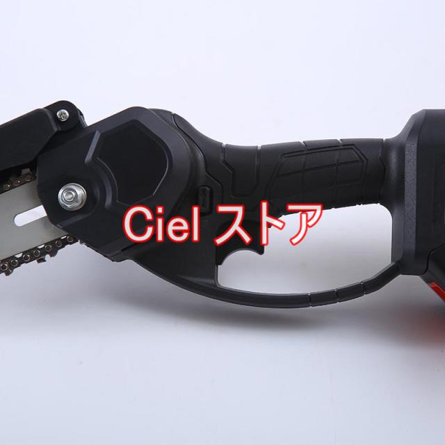 充電式チェーンソー マキタ 18Vバッテリー互換 6インチ コードレスチェーンソー 電動 家庭用 強力 片手 木工切断 剪定ばさみ 枝切り 収納ケース付き(本体のみ)