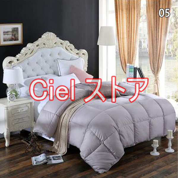 羽毛布団 ダブル ポーランド産ホワイトマザーグース 日本製 22962PiBe