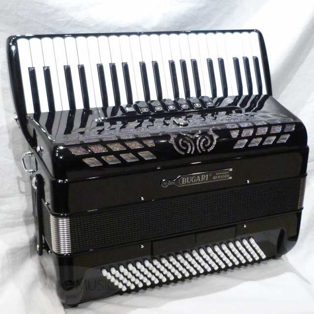 BUGARI 134J BK【カラー：黒】 アコーディオン【お取り寄せ商品】の通販は
