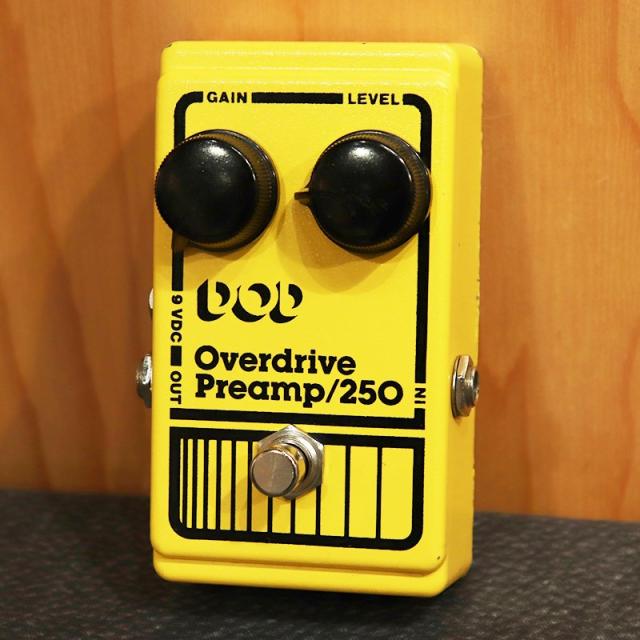 DOD VINTAGE Overdrive Preamp 250 Yellow ’82