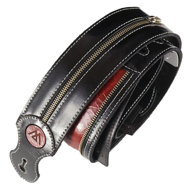 LAMANTA 【新品特価】ZIP (Black & Red Leather) [LM21NR]