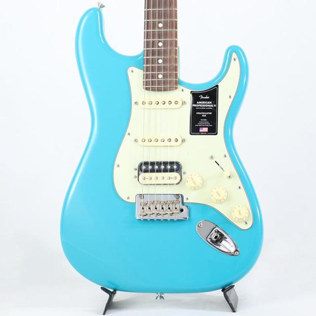 Fender USA American Professional II Stratocaster HSS (Miami Blue/Rosewood)