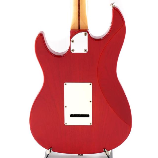 FUJIGEN USED 中古 EXPERT OS EOS-AL-R Front PU Seymour Duncan ANTIQUITY II Surfer Strat Modified (Trans Red) [SN. D090425]