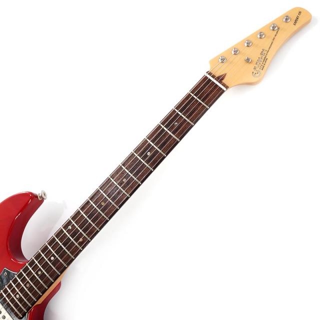 FUJIGEN USED 中古 EXPERT OS EOS-AL-R Front PU Seymour Duncan ANTIQUITY II Surfer Strat Modified (Trans Red) [SN. D090425]