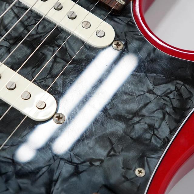 FUJIGEN USED 中古 EXPERT OS EOS-AL-R Front PU Seymour Duncan ANTIQUITY II Surfer Strat Modified (Trans Red) [SN. D090425]