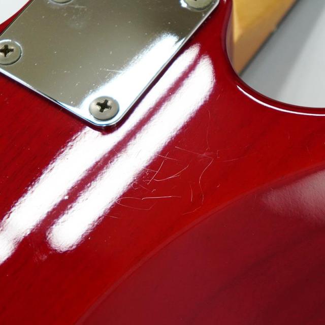 FUJIGEN USED 中古 EXPERT OS EOS-AL-R Front PU Seymour Duncan ANTIQUITY II Surfer Strat Modified (Trans Red) [SN. D090425]