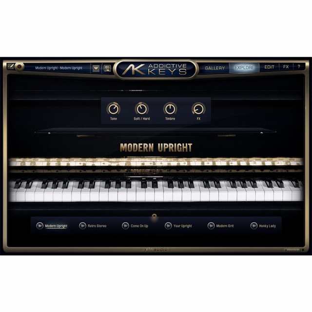 xlnaudio Addictive Keys Modern Upright (オンライン納品)(代引不可)