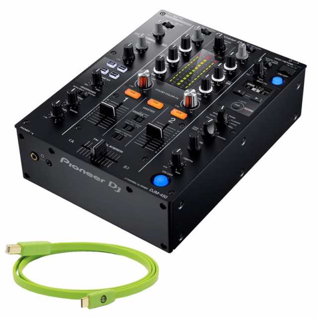 Pioneer DJ DJM450 + OYAIDE製 高品質USBケーブルSET 【rekordbox対応 2ch DJミキサー】