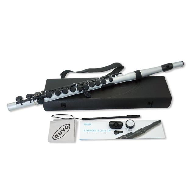 NUVO ヌーボ / N235SFSB プラスチック製 フルート Student Flute (Silver/Black)_1