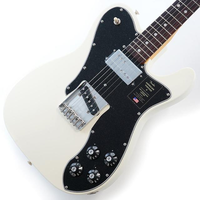 Fender USA American Vintage II 1977 Telecaster Custom (Olympic White/Rosewood)