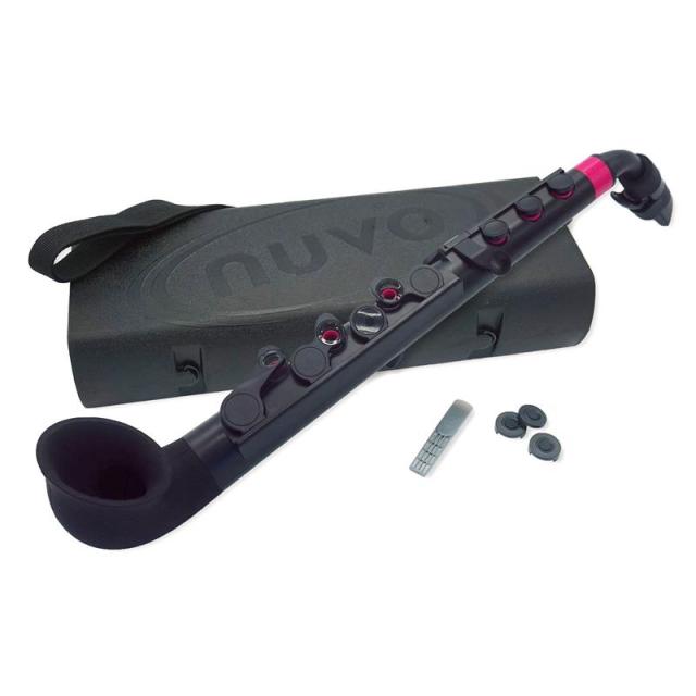 【美品】NUVO jSAX ブラック×ピンク　ケース付き サックス jSAX ジェイサックス｜NUVO ヌーヴォ国内公式サイト