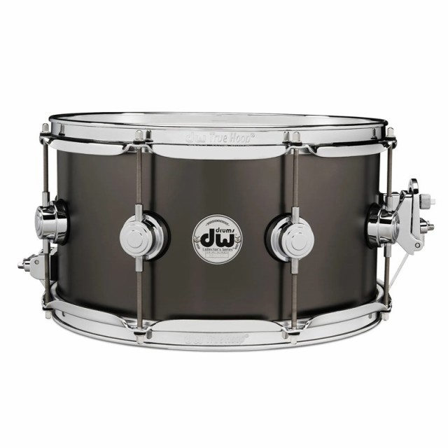 dw DRVD0713SVCBK [Collector’s Satin Black over Brass Snare， 13’’×7’’]