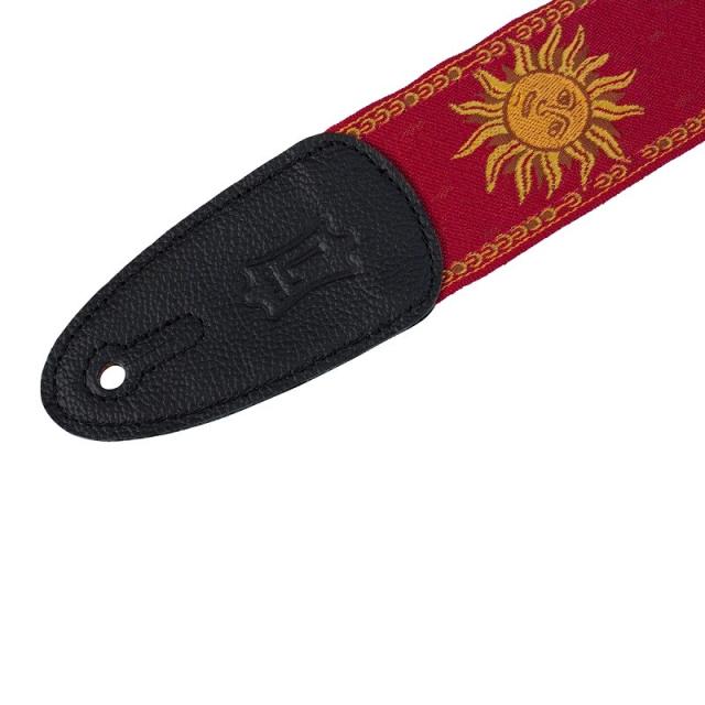 LEVY'S MPJG-SUN/レヴィース ギターストラップ (GRN) LEVY\u0027S MPJG-SUN-RED Levy\u0027s MPJG \u002760s Sun Polyester Guitar Strap