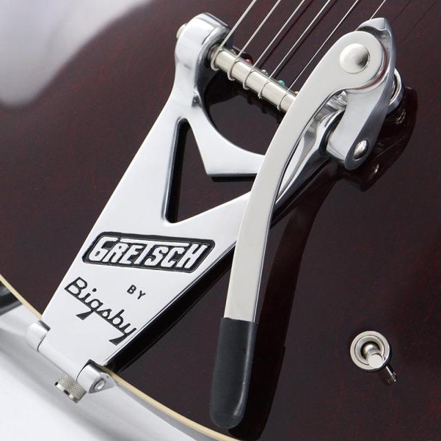 GRETSCH G6119T-62 Vintage Select Edition ’62 Tennessean Hollow Body with Bigsby (Dark Cherry Stain)_5