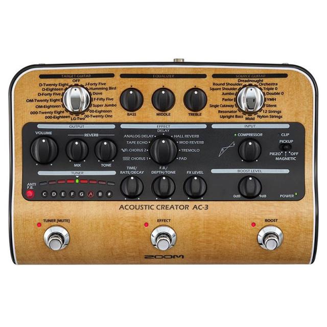 ZOOM AC-3 [Acoustic Creator] ズーム エフェクター