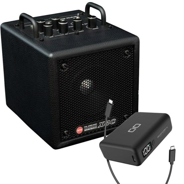 PJB（Phil Jones Bass） NANOBASS X4C (BLACK) ｗ/CIO Smartcoby PRO [PJB X4C推奨モバイルバッテリー]の通販は