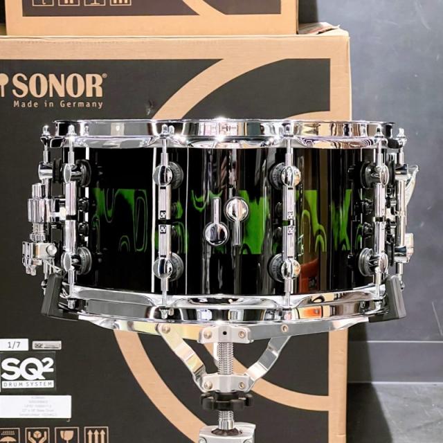 SONOR SQ2 System Snare Drum - Beech Heavy 14×7 - Green Tribal Stripe 【特注品】の通販は