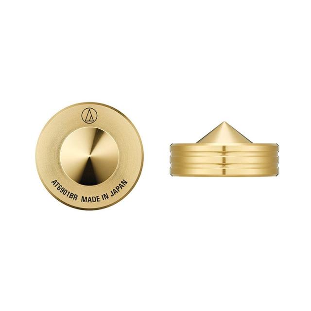audio-technica AT6901BR(6個入)(ブラス材・スパイク側)_1