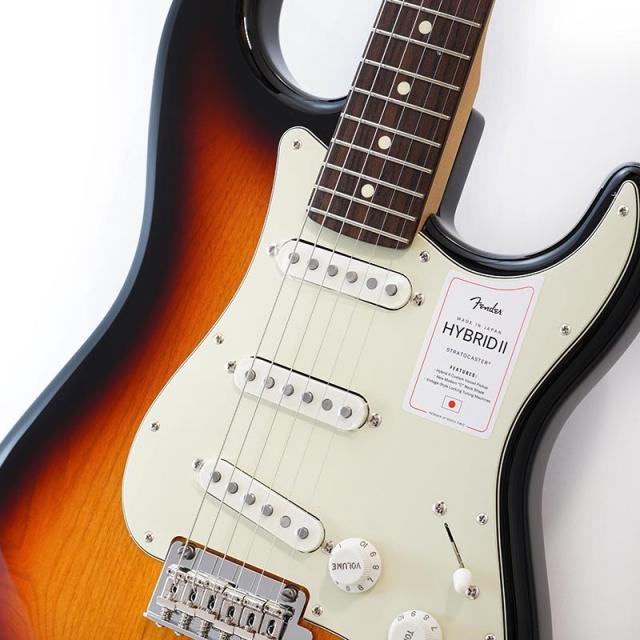 Fender Made in Japan Hybrid II Stratocaster (3-Color Sunburst/Rosewood)