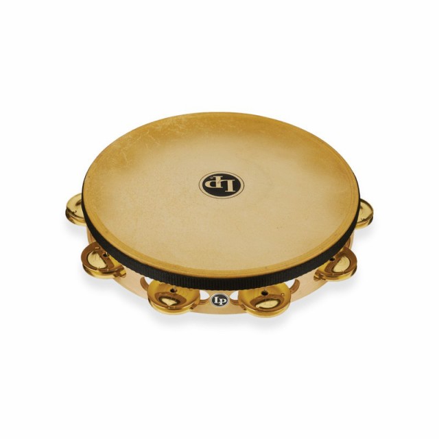 LP 383-BR [Pro Single Row Headed Tambourine 10 - Brass]【お取り寄せ品】