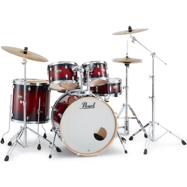 Pearl Decade Maple スタンダードサイズ ドラムフルセット w/SABIAN SBR シンバルセット [DMP825S/C-D + SBR-PFSET]【カラー：#261 Gloss Deep Red Burst】【お取り寄せ品】の通販は 104,720円
