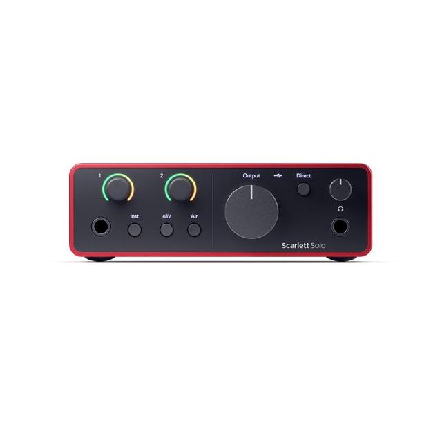 Focusrite Scarlett Solo gen4 (Cubase LE付属)(2in2out・USB-C オーディオインターフェイス)(フォーカスライト)(スカーレット)(4th Gen)_2