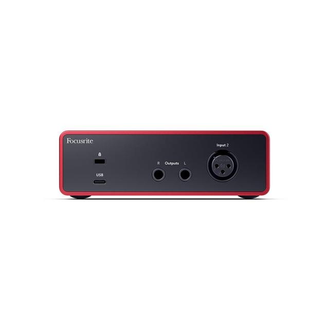 Focusrite Scarlett Solo Studio gen4 (Cubase LE付属)(コンデンサーマイク/ヘッドフォン/マイクケーブル付属・スタジオパック)(2in2out・USB-C オーディオインターフェイス)(フォーカスライト)(スカーレット)(4th Gen)_4