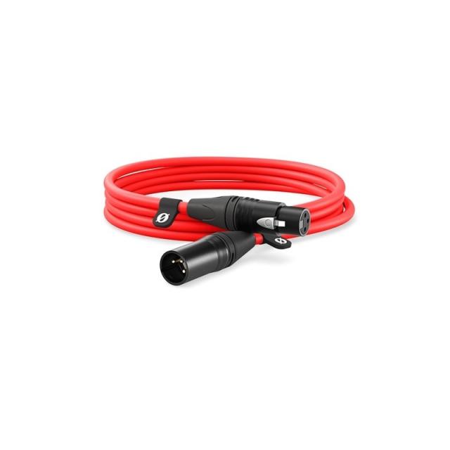 RODE XLR-3(3.0m)(レッド)(ロード)(XLR ケーブル)_1