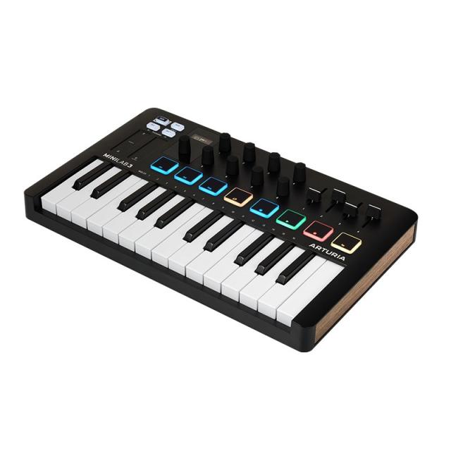 Arturia MINILAB 3 BK 【NKS対応製品・Komplete 15 Select無償提供】(25鍵・USB・MIDIキーボード)(アートリア)_1