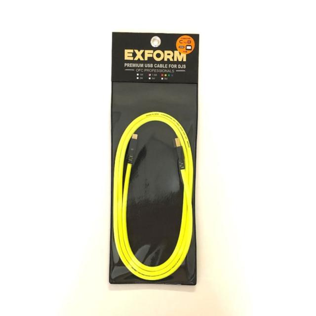 EXFORM PREMIUM USB CABLE for DJs 1.5m 【DJUSB-1.5M-CtoB】の通販は