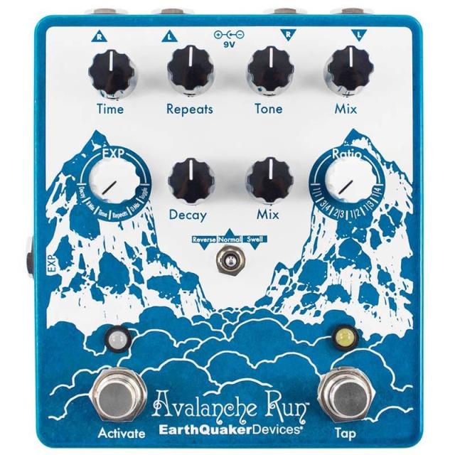 EarthQuaker Devices Avalanche Run Stereo Delay & Reverb（ディレイ＆リバーブ） LEQD ※旧価格分