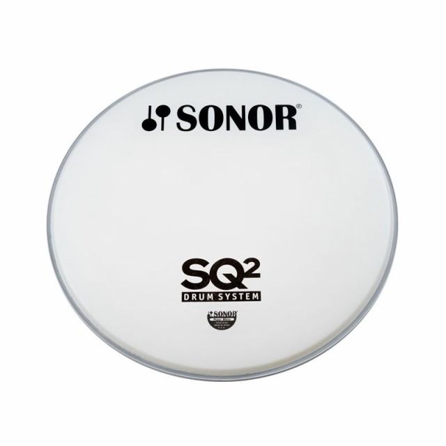 SONOR SN-BP22W/L-SQ22 [22インチ・バスドラム用ヘッド / コーテッド / SQ2ロゴ]