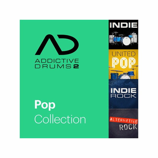 xlnaudio Addictive Drums 2: Pop Collection (オンライン納品専用) ※代引不可