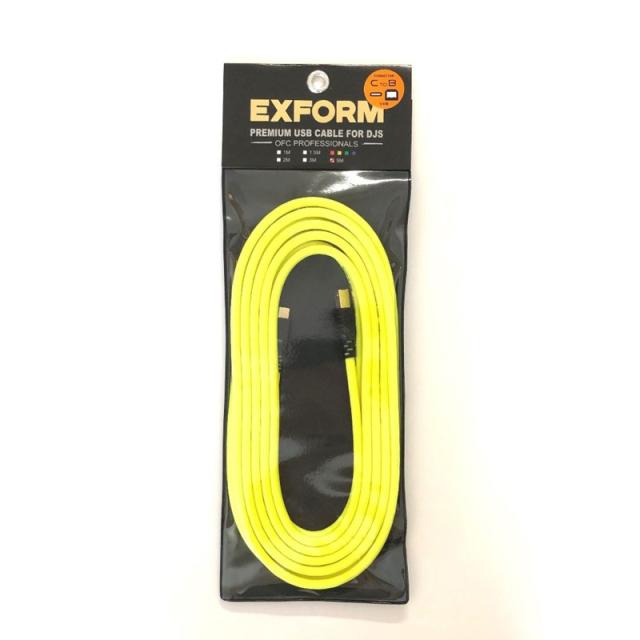 EXFORM PREMIUM USB CABLE for DJs 5.0m 【DJUSB-5M-CtoB】