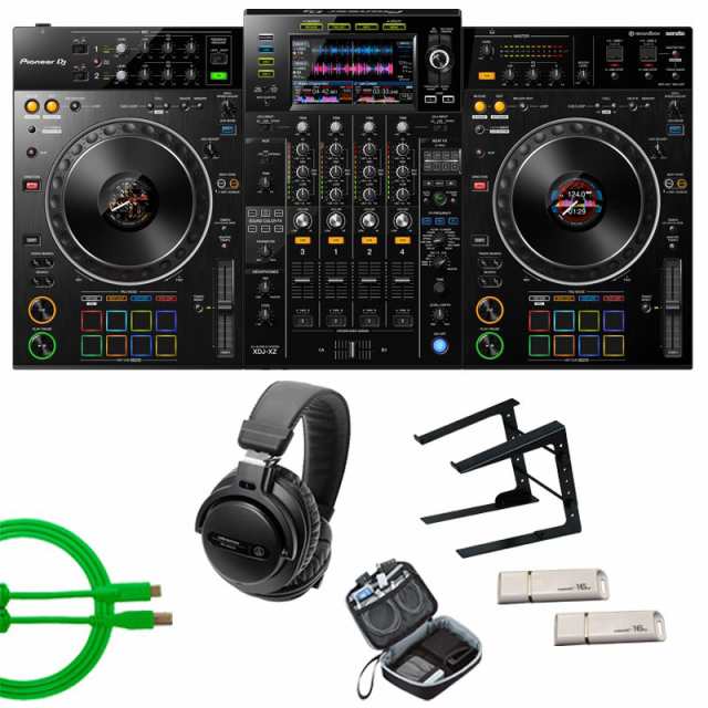 Pioneer DJ XDJ-XZ + ヘッドホン ATH-PRO5X付属 7点セット 【無償ダウンロード版rekordbox & serato DJ Pro対応】【初心者向け教則動画付