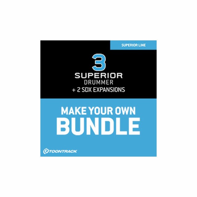 TOONTRACK SUPERIOR DRUMMER 3 BUNDLE(オンライン納品専用)※代引きはご利用いただけません