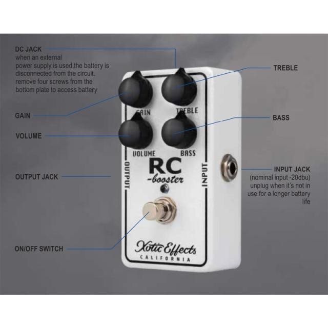 Xotic RC Booster Classic (RCB-CL) （アールシーブースター クラシック エキゾティック）_4
