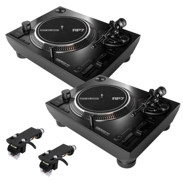 reloop RP-7 + 100SOUNDS RC-DJ100 ターンテーブル TWIN SET (リループ