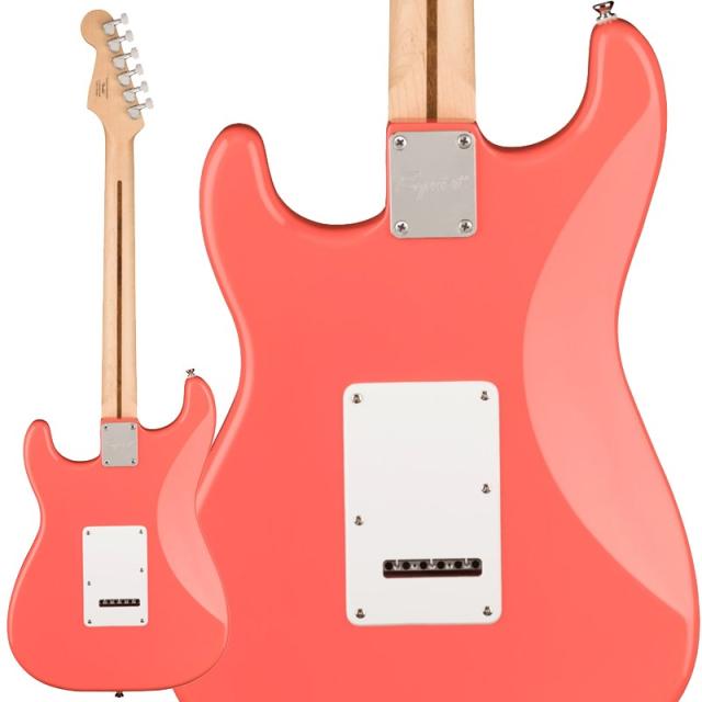Squier by Fender Squier Sonic Stratocaster HSS (Tahitian Coral/Maple Fingerboard)_1