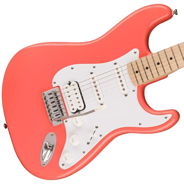 Squier by Fender Squier Sonic Stratocaster HSS (Tahitian Coral/Maple Fingerboard)_2