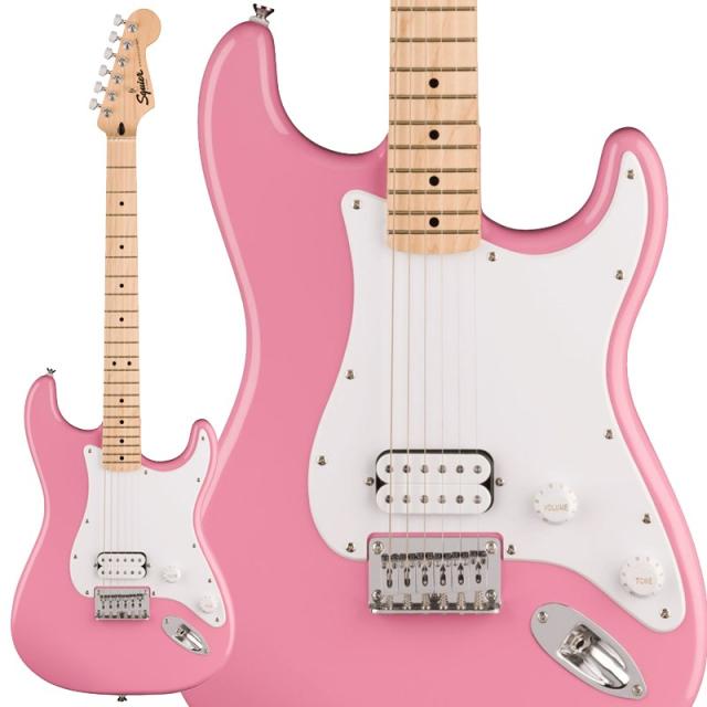 Squier by Fender Squier Sonic Stratocaster HT H (Flash Pink/Maple  